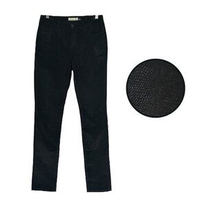 Christopher Blue Sophia Black Velvet Shimmer Pants NWT Size 2 Animal Dot Skinny